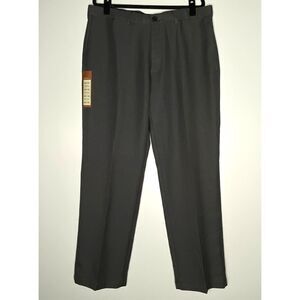 New Haggar Cool 18 Performance No Iron Comfort Waist Pant Men's Size 36 x 30